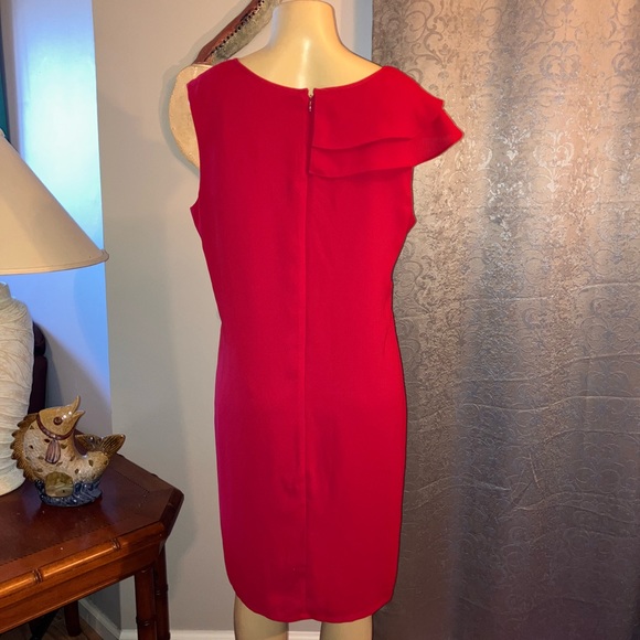 K STUDIO RED DRESS SZ 16 - Picture 6 of 7